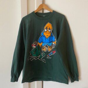 VINTAGE 1993 ECHO UNLIMITED ECKO GRAFFITI HIP HOP LONG SLEEVE